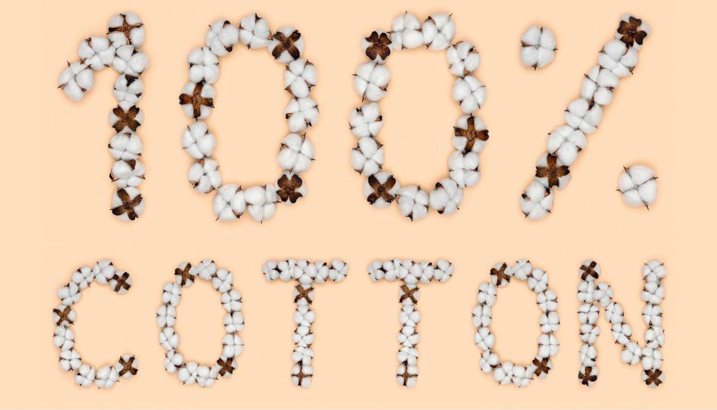 100% cotton infographic